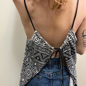 Super fun fully open back shirt!